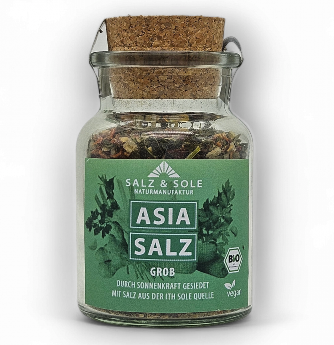 Bio Asia Salz im Korkglas 80g
