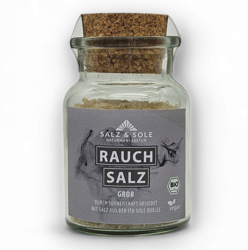 Rauchsalz im Korkglas 120g