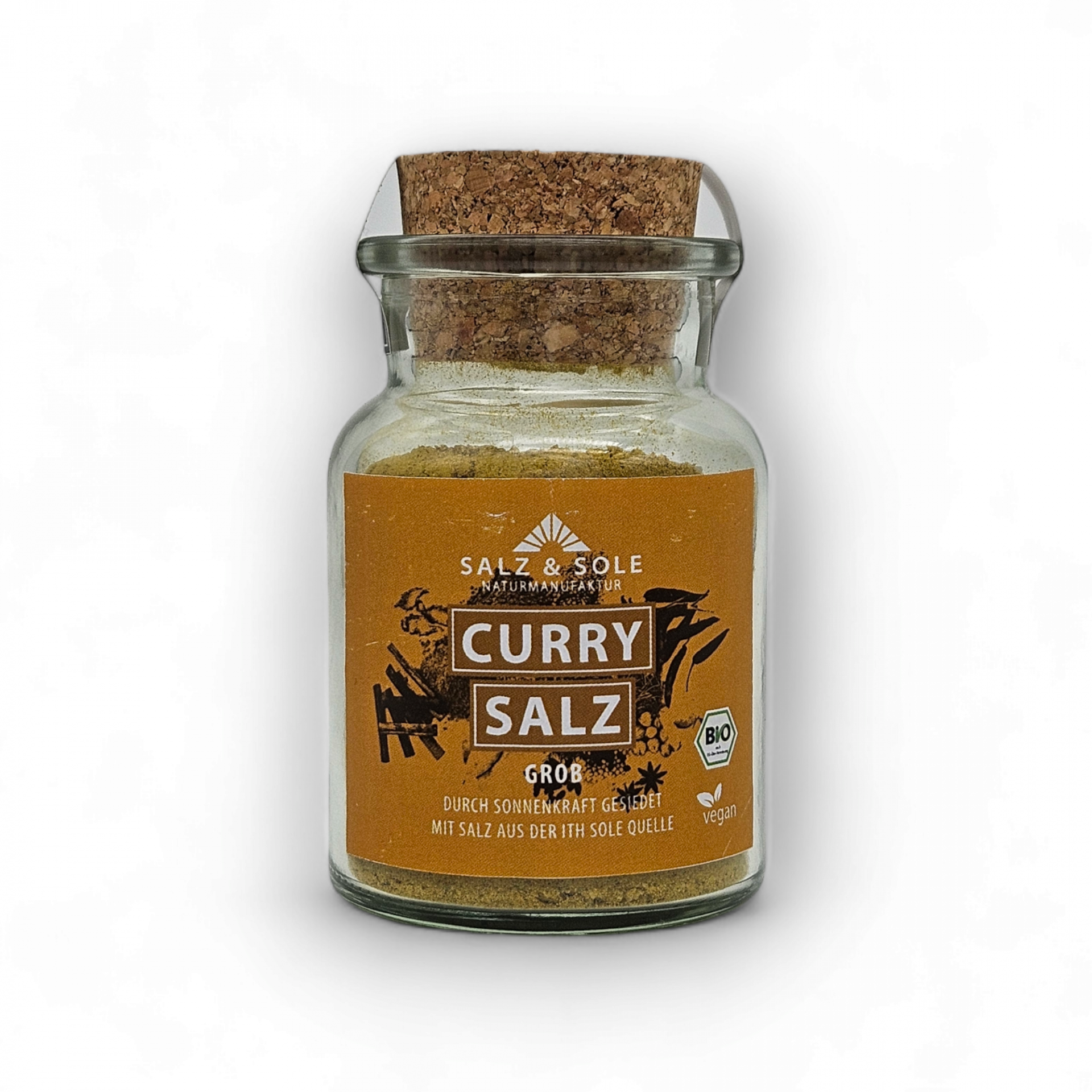 Bio Curry Salz im Korkglas 100g